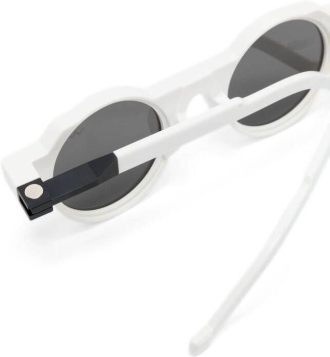 VAVA Eyewear BL0002 zonnebril met rond montuur Wit