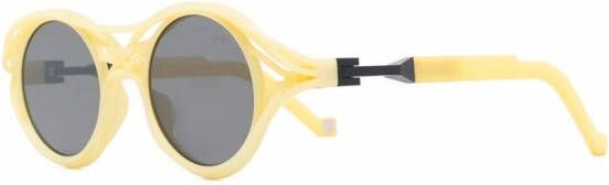 VAVA Eyewear CL0015 zonnebril met rond montuur Geel
