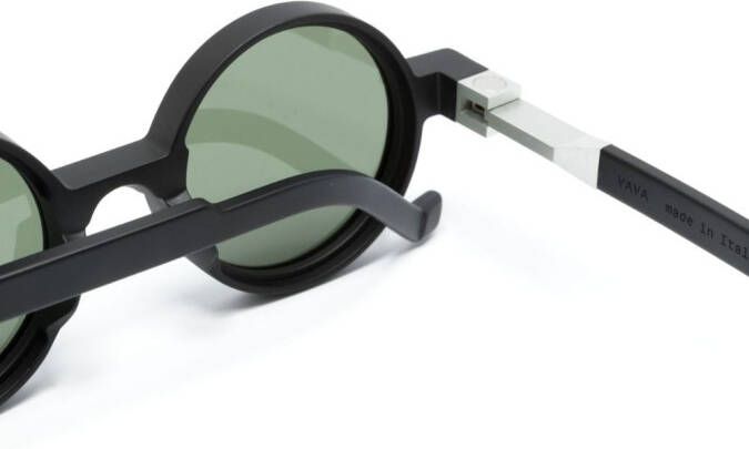 VAVA Eyewear WL0006 zonnebril met rond montuur Zwart