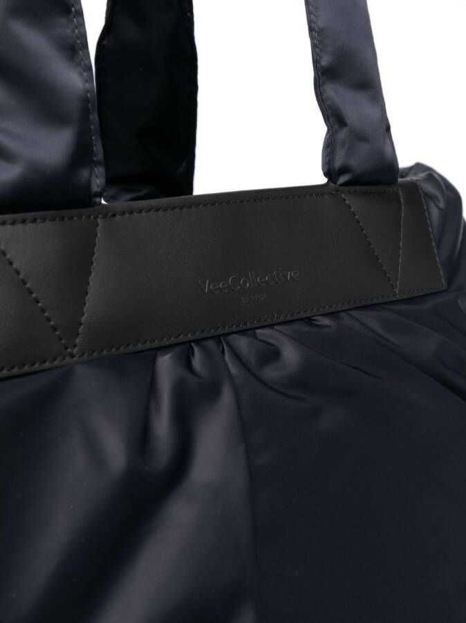 VeeCollective Caba shopper van imitatieleer Blauw