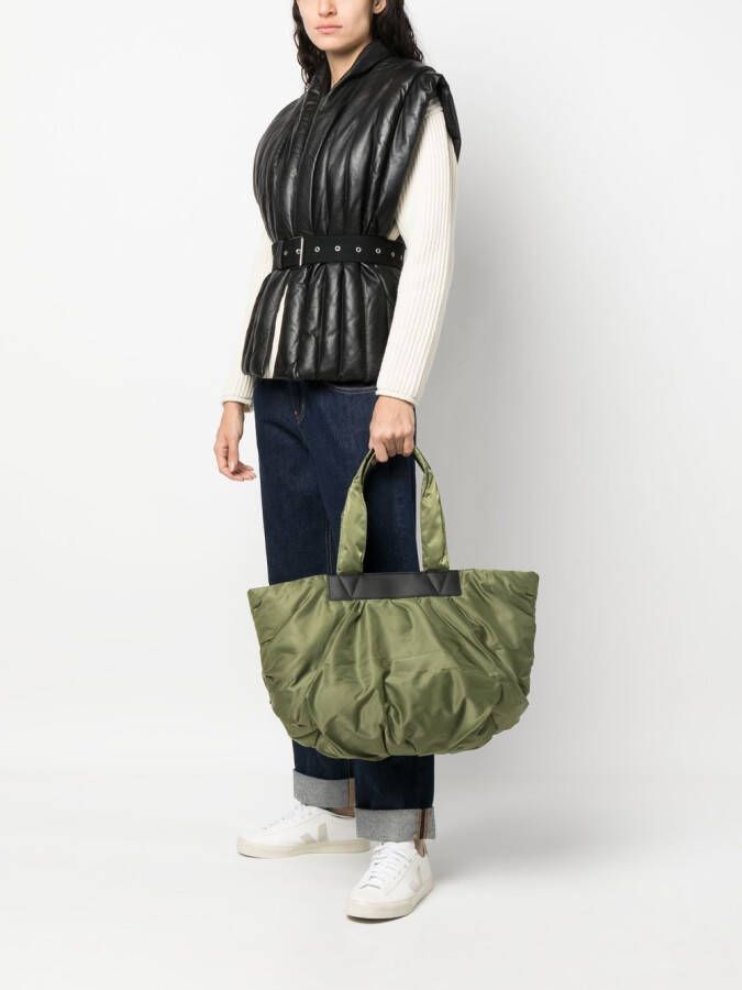 VeeCollective Caba shopper Groen