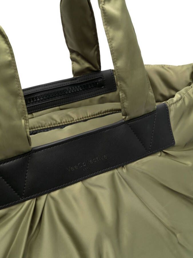VeeCollective Caba shopper Groen