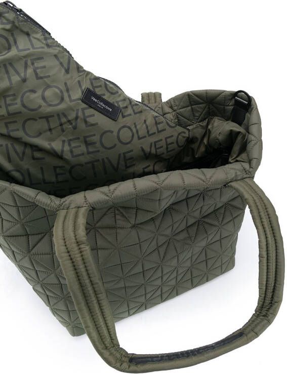 VeeCollective Geometrische schoudertas Groen