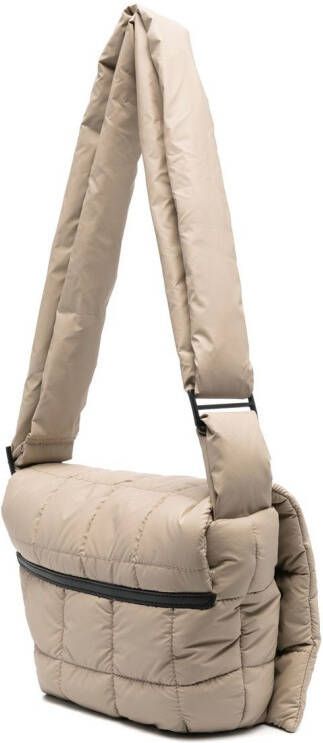 VeeCollective Gewatteerde schoudertas Beige