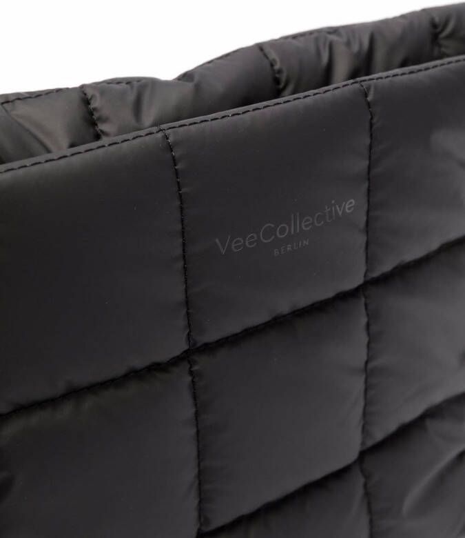 VeeCollective Gewatteerde schoudertas Zwart