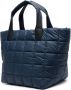 VeeCollective Gewatteerde shopper Blauw - Thumbnail 3