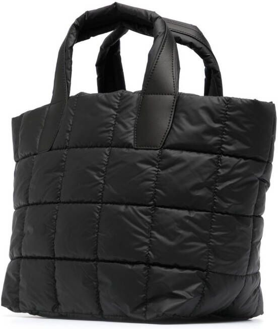 VeeCollective Gewatteerde shopper Zwart
