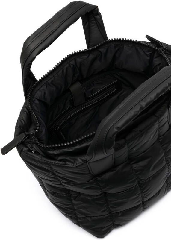 VeeCollective Gewatteerde shopper Zwart