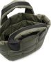 VeeCollective Gewatteerde shopper met logoprint Groen - Thumbnail 5