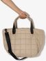 VeeCollective Medium Vee Porter shopper Beige - Thumbnail 4