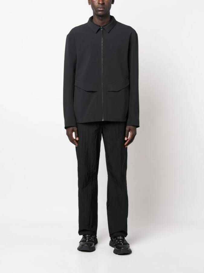 Veilance Shirtjack met rits Zwart