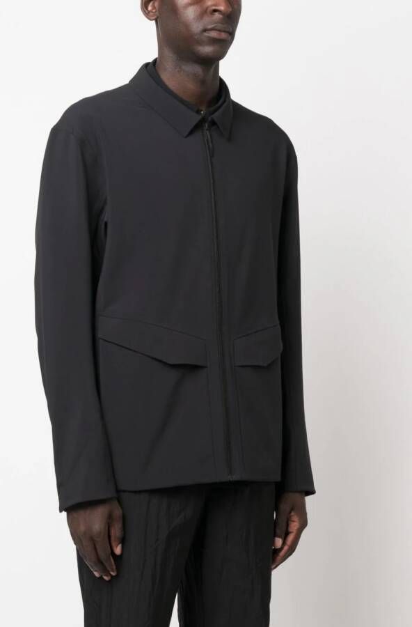 Veilance Shirtjack met rits Zwart