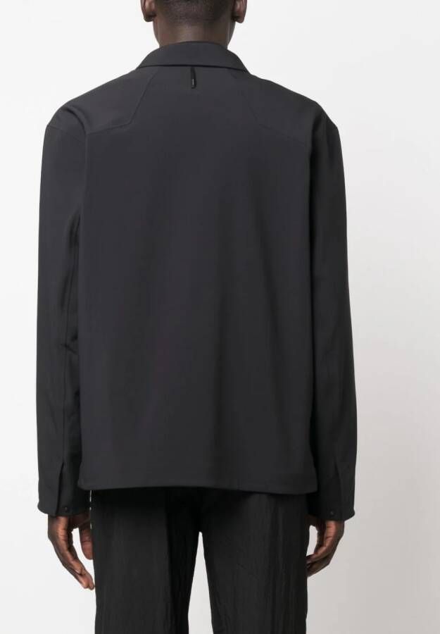 Veilance Shirtjack met rits Zwart