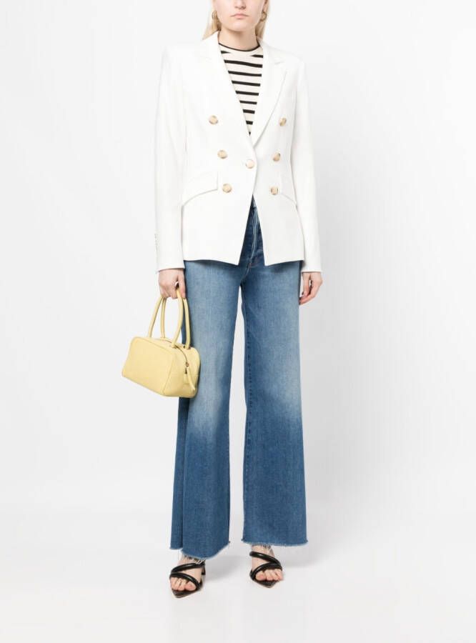 Veronica Beard Blazer met dubbele rij knopen Wit