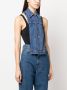 Veronica Beard Denim gilet Blauw - Thumbnail 3