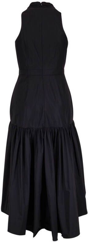 Veronica Beard Midi-jurk met gekruiste details Zwart