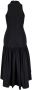 Veronica Beard Midi-jurk met gekruiste details Zwart - Thumbnail 2
