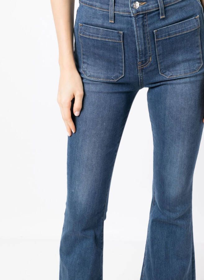 Veronica Beard Jeans met opgestikte zakken Blauw