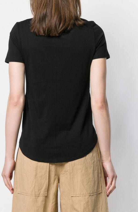 Veronica Beard T-shirt met V-hals Zwart
