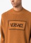 Versace 1990s pre-owned trui met logo Bruin - Thumbnail 5