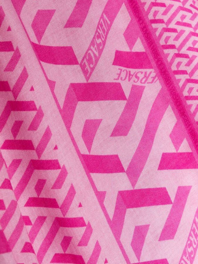 Versace Sjaal met monogramprint Roze