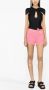 Versace Shorts verfraaid met strik Roze - Thumbnail 2