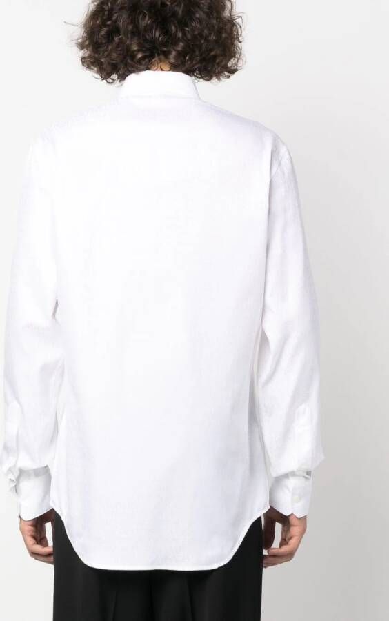Versace Allover overhemd Wit
