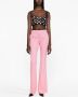 Versace Allover broek met jacquard Roze - Thumbnail 2