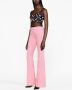 Versace Allover broek met jacquard Roze - Thumbnail 3