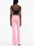 Versace Allover broek met jacquard Roze - Thumbnail 4