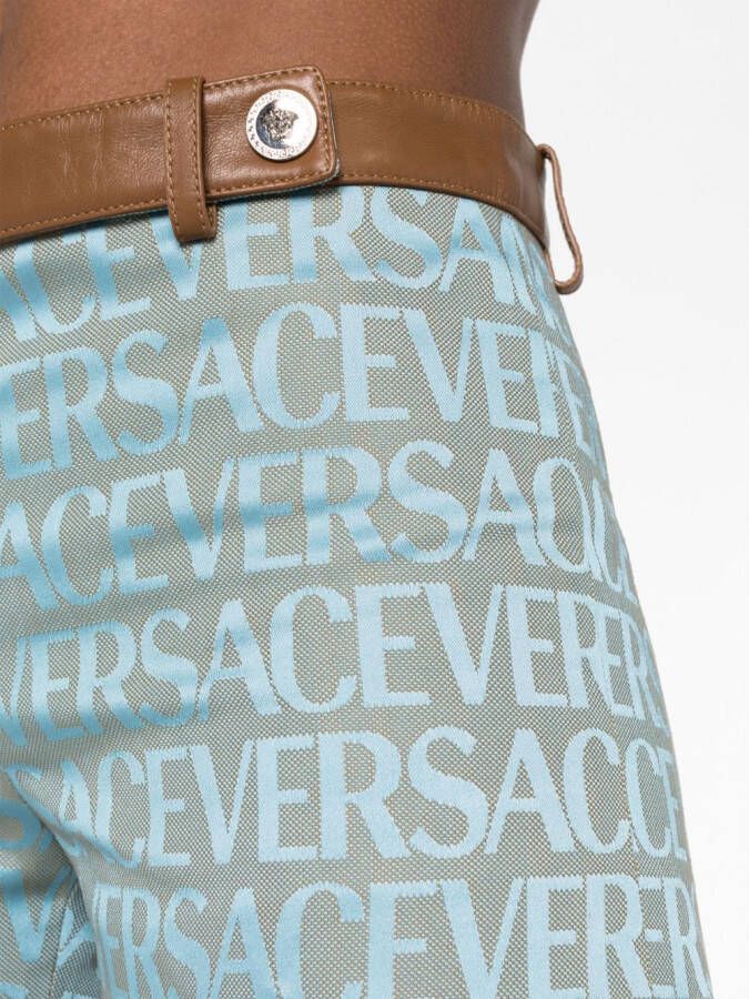 Versace Allover bermuda shorts Blauw