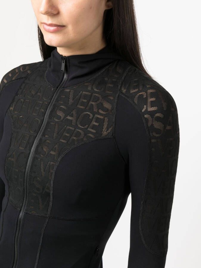 Versace Jack met logo Zwart