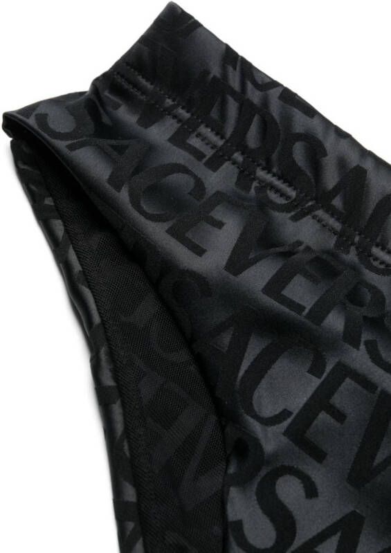 Versace Slip met -print Zwart