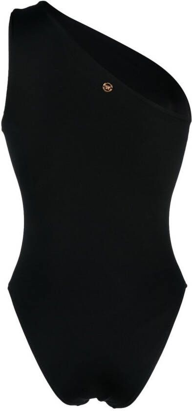 Versace Asymmetrisch badpak Zwart