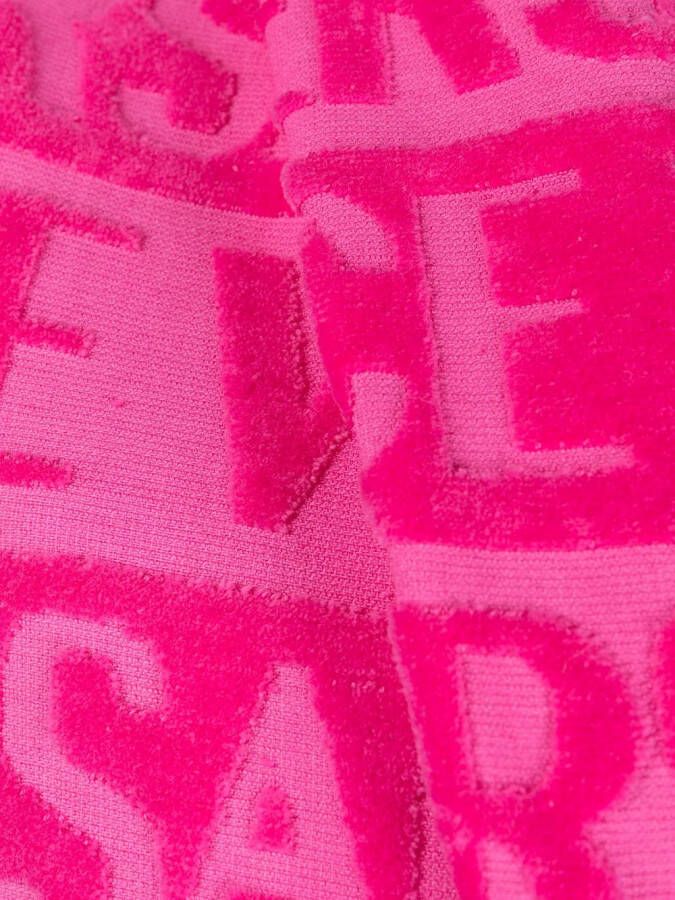 Versace Badjas met tekst Roze