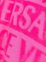 Versace Korte badjas met tekst Roze - Thumbnail 3