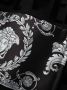 Versace Katoenen badjas met tekst Zwart - Thumbnail 3