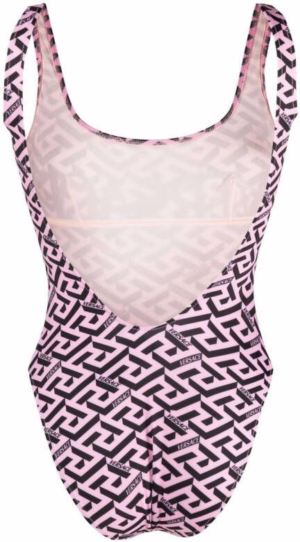 Versace Badpak met geometrische print Roze