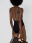 Versace Badpak met Grieks patroon dames polyamide Polyester Spandex Elastane 1 Zwart - Thumbnail 3