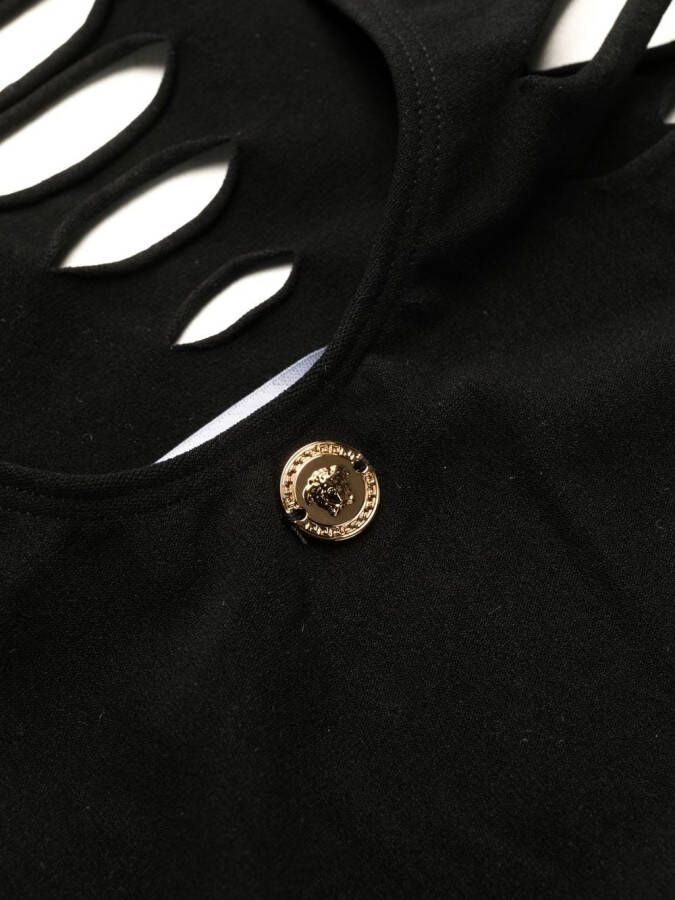 Versace Uitgesneden badpak Zwart