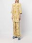 Versace Blouse met barokprint Wit - Thumbnail 2