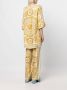 Versace Blouse met barokprint Wit - Thumbnail 4
