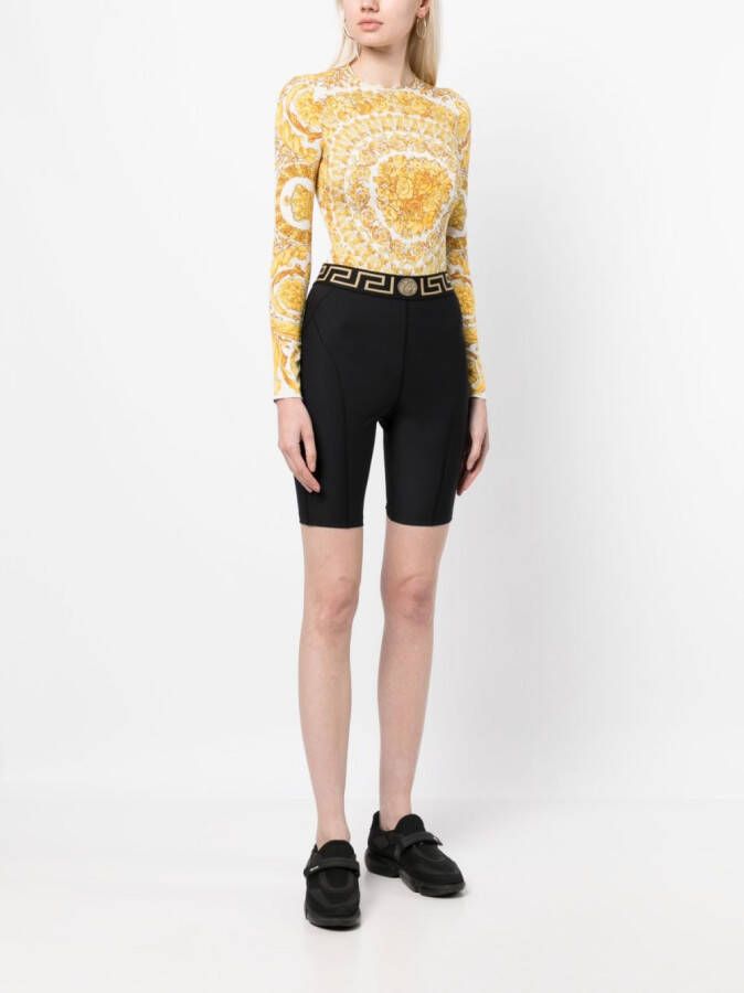Versace Body met baroccoprint Wit