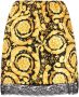 Versace Zijden rok met barokprint Zwart - Thumbnail 2