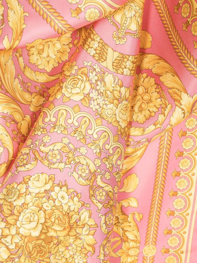 Versace Zijden sjaal Roze