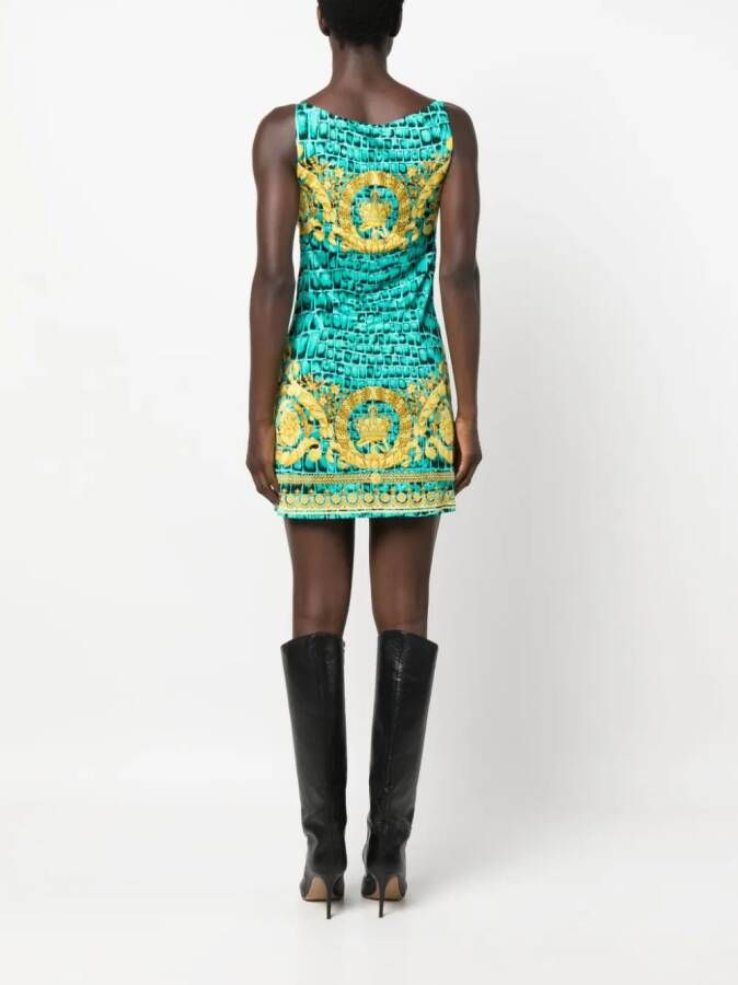 Versace Medusa '95 mini-jurk Groen