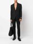 Versace Barocco Silhouette blazer van scheerwol Zwart - Thumbnail 2