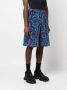 Versace Bermuda shorts met abstract patroon Blauw - Thumbnail 3
