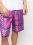 Versace Bermuda shorts met print Roze - Thumbnail 5