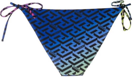 Versace Bikini met monogram Blauw